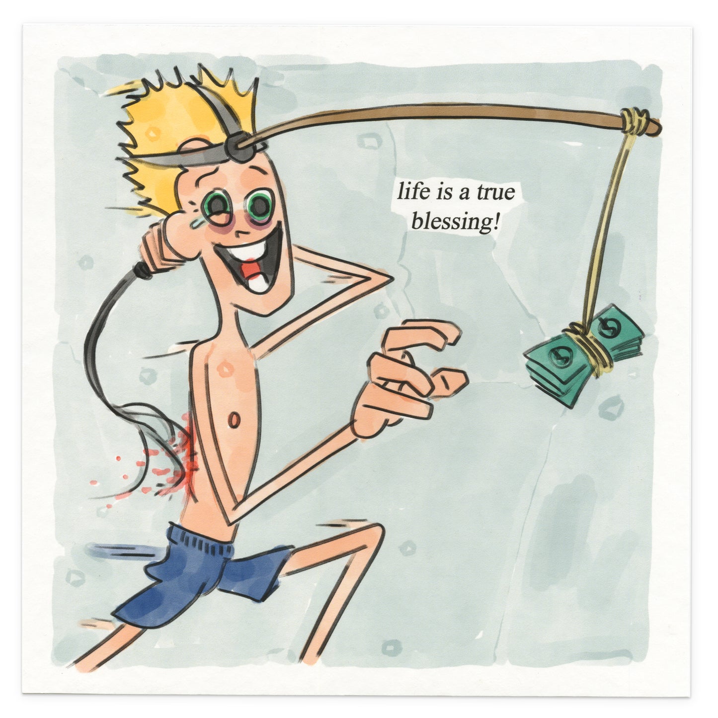 'carrot & stick' Print