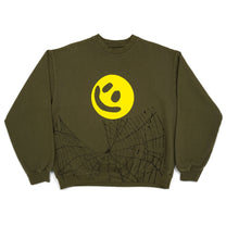 Big Smiley Crewneck [Army]