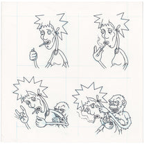 &quot;Smoking Ape&quot; Drawing