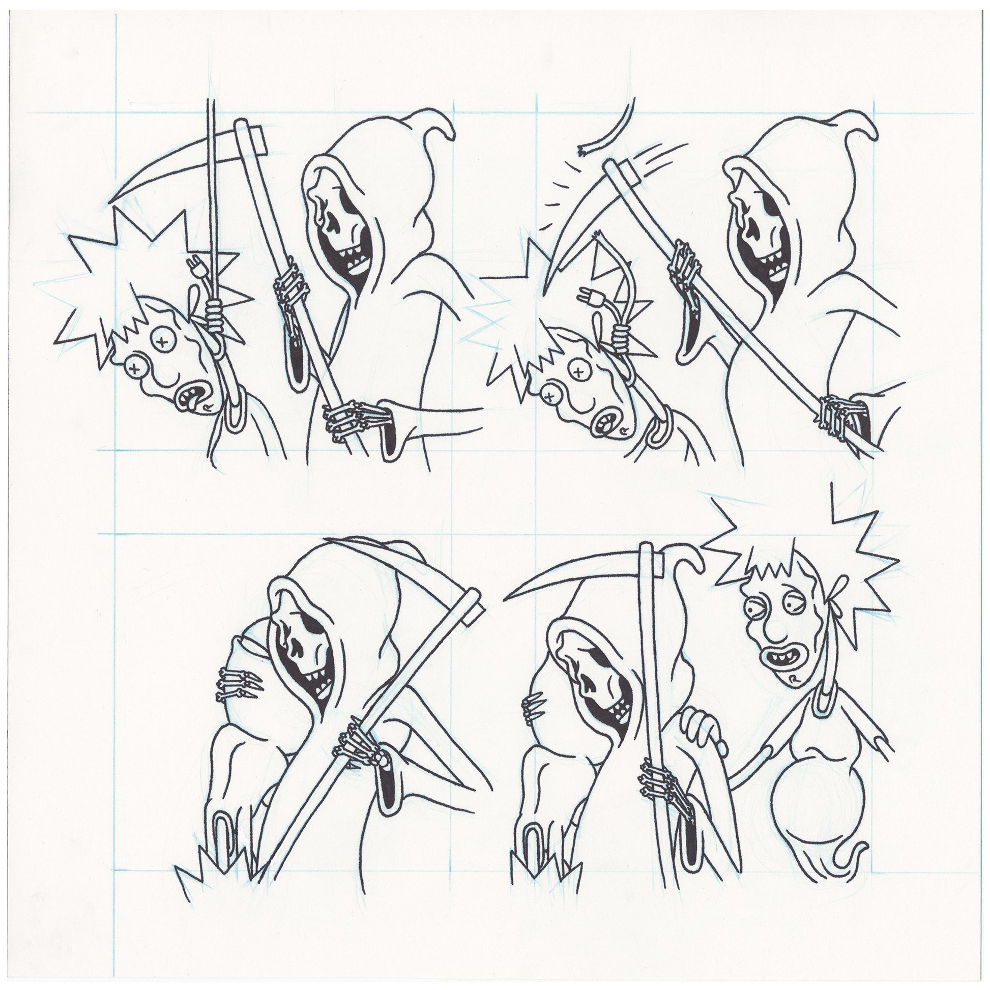 &quot;Grim Job&quot; Drawing