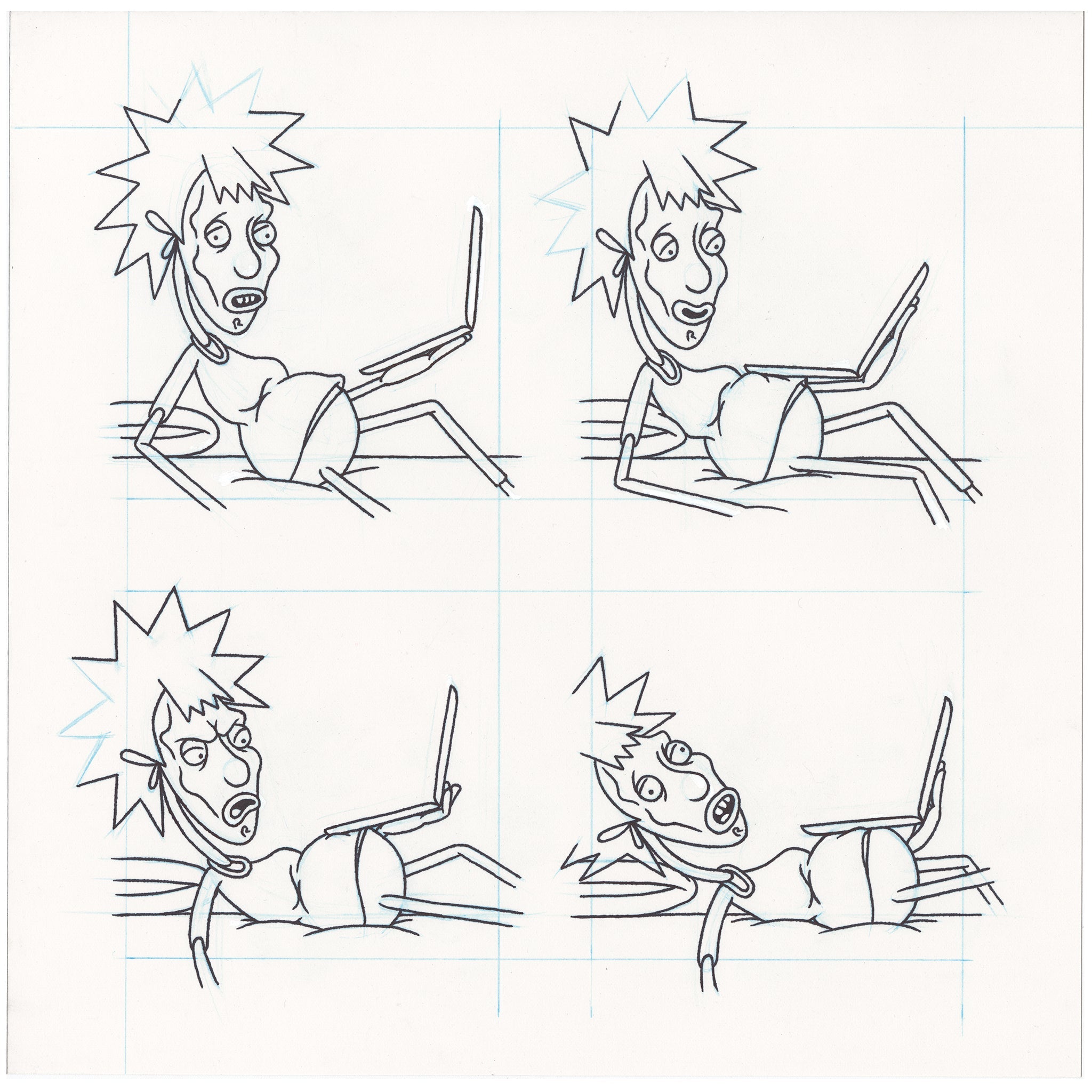 &quot;Drifting Down Stream&quot; Drawing