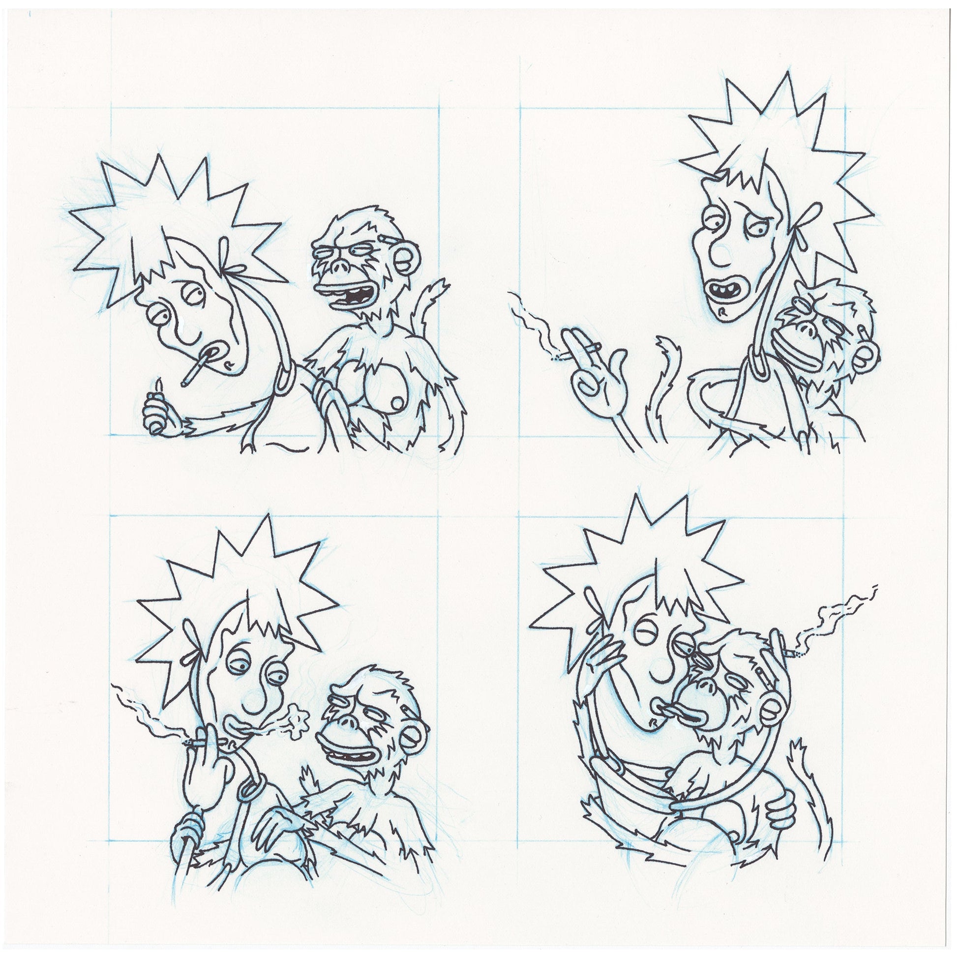 &quot;Year of the Monkey&quot; Drawing