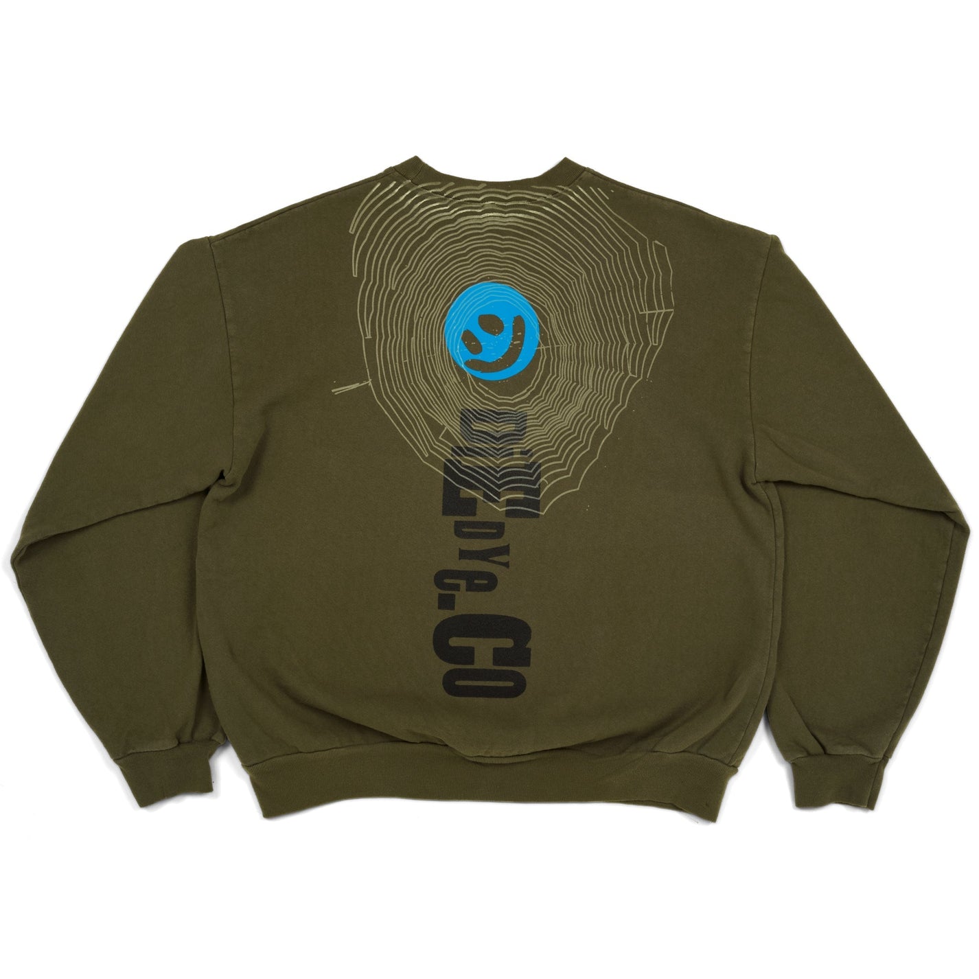 Big Smiley Crewneck [Army]
