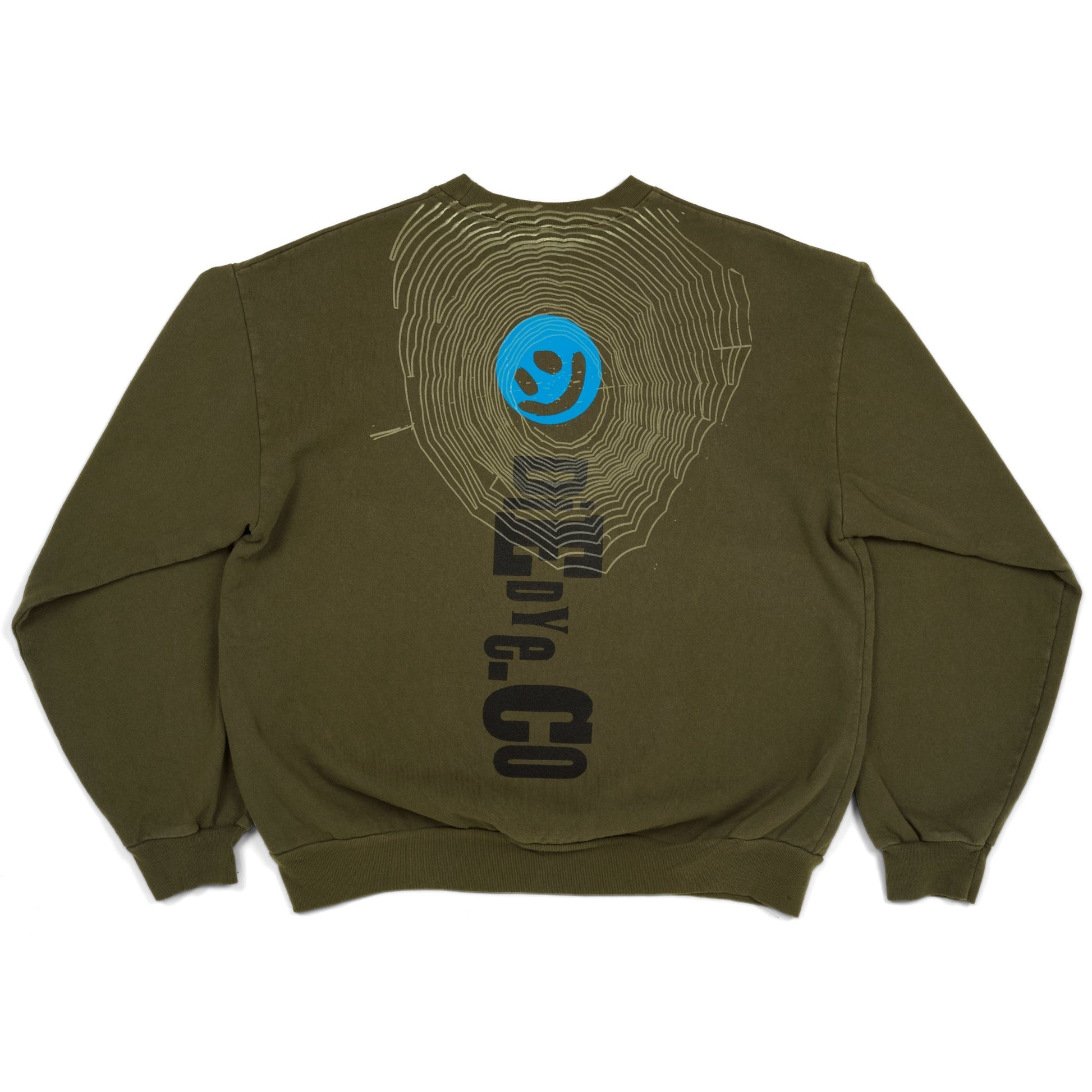 Big Smiley Crewneck [Army]
