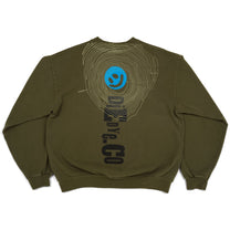 Big Smiley Crewneck [Army]
