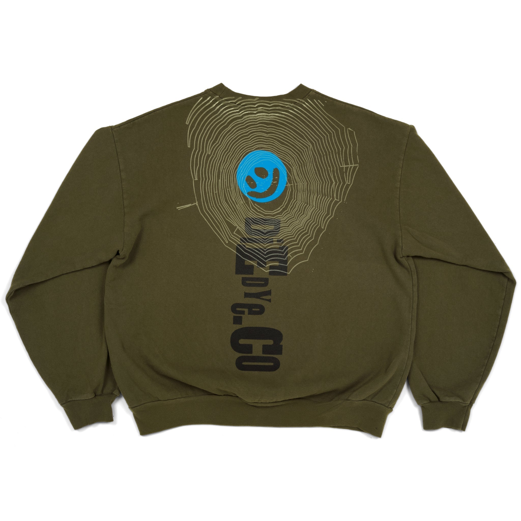Big Smiley Crewneck [Army]