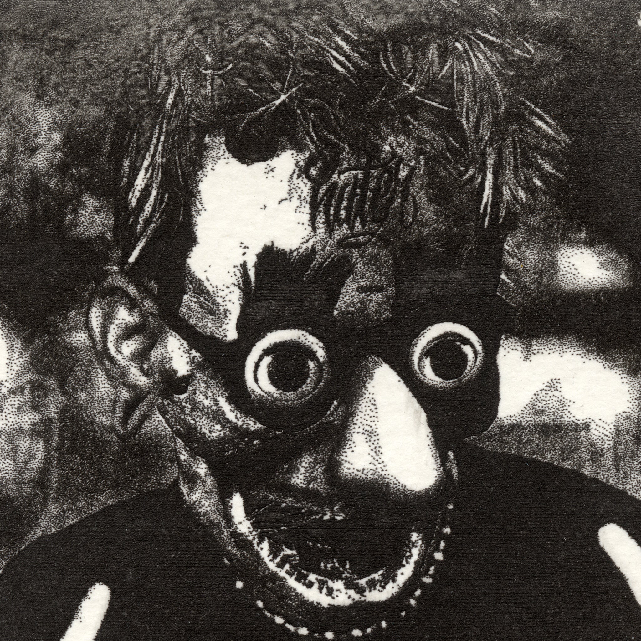 &quot;Hater&quot; Intaglio Print