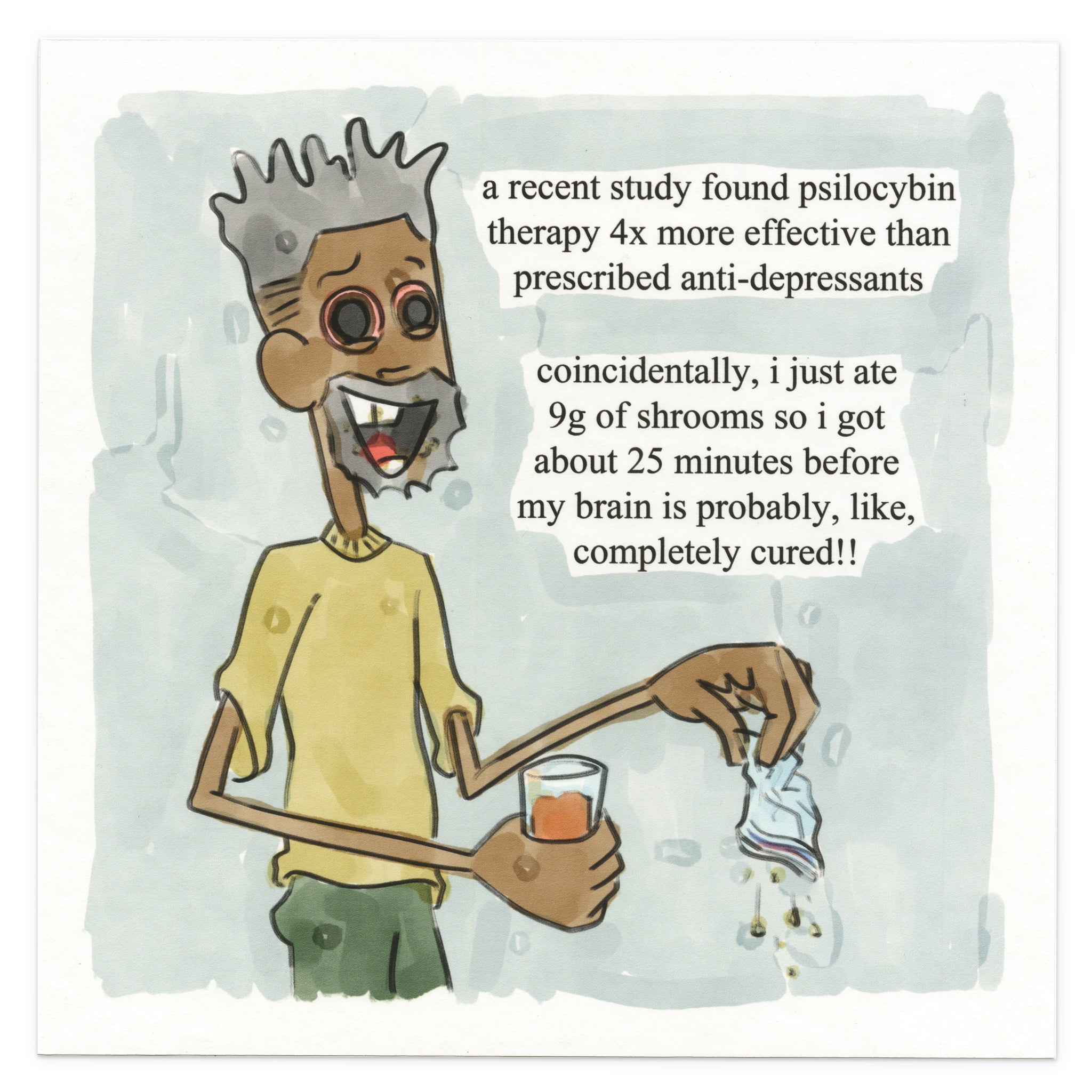 &quot;psycho(not)&quot; Print