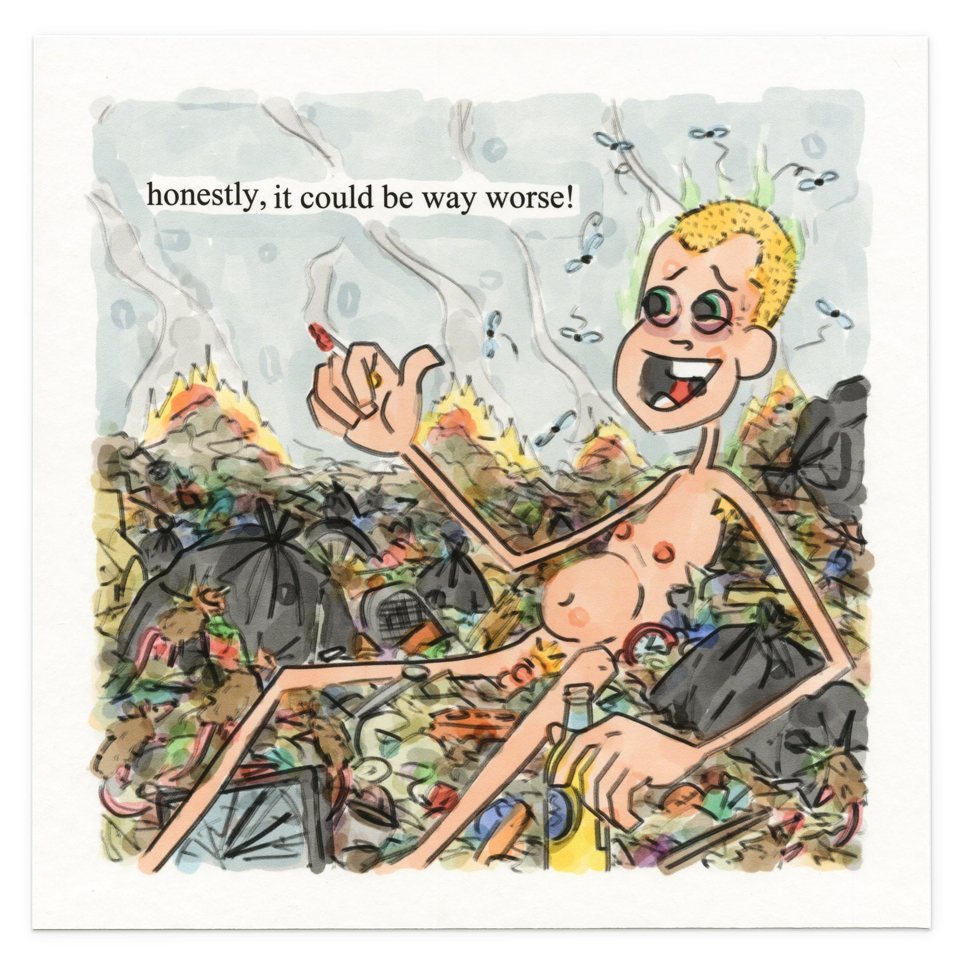 &quot;down in the dumps&quot; Print