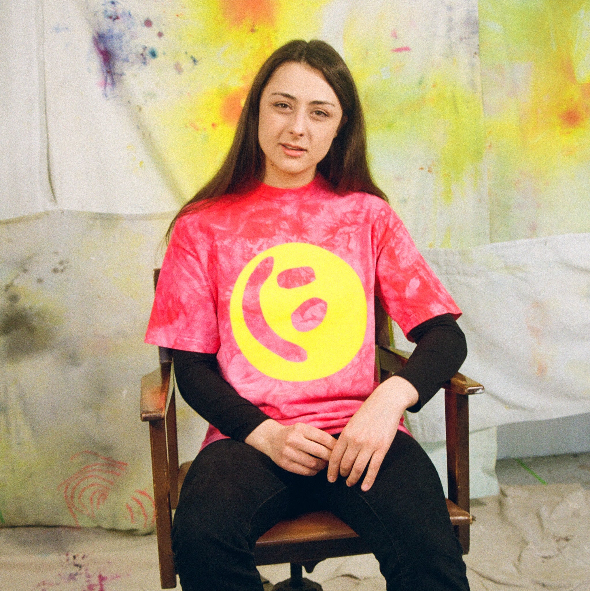 Big Smiley Tee [Ruby]