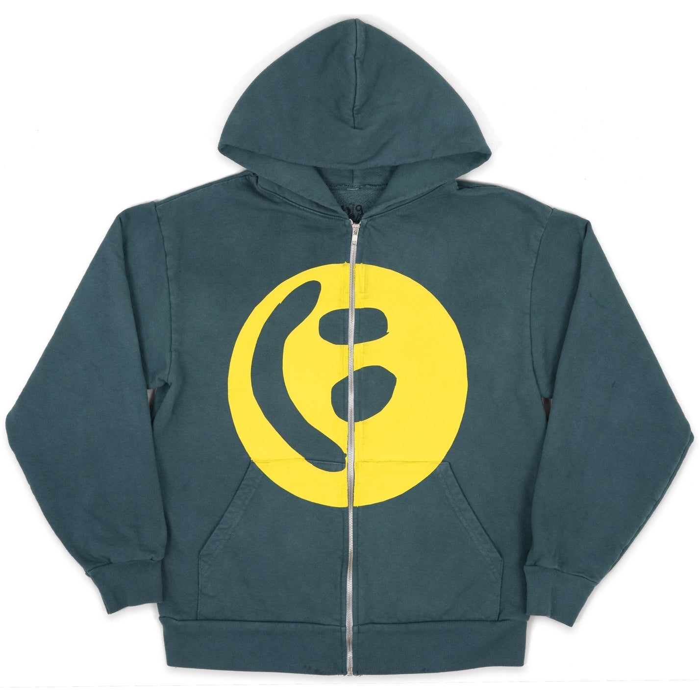 Big Smiley Zip Hoodie [Canard]