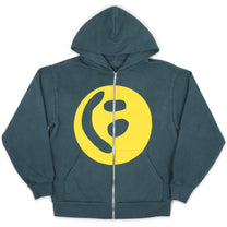 Big Smiley Zip Hoodie [Canard]