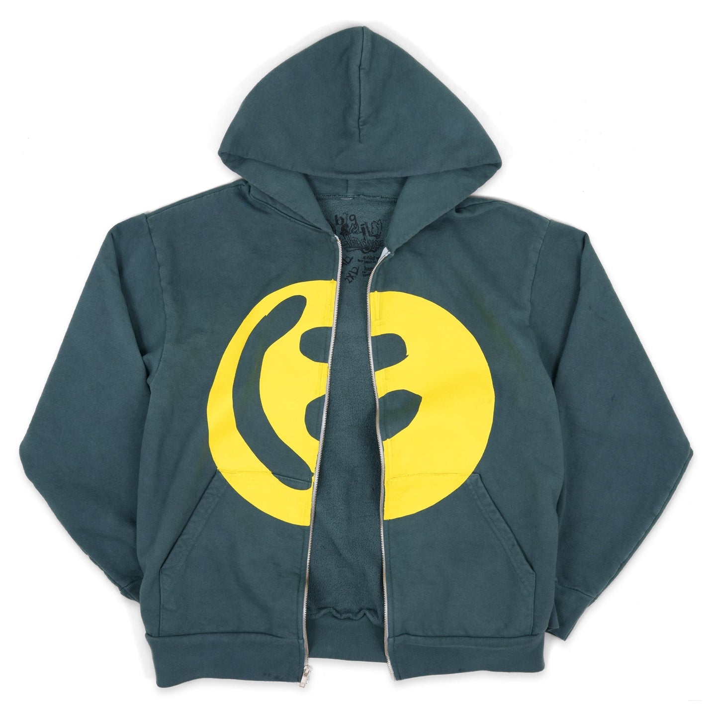 Big Smiley Zip Hoodie [Canard]