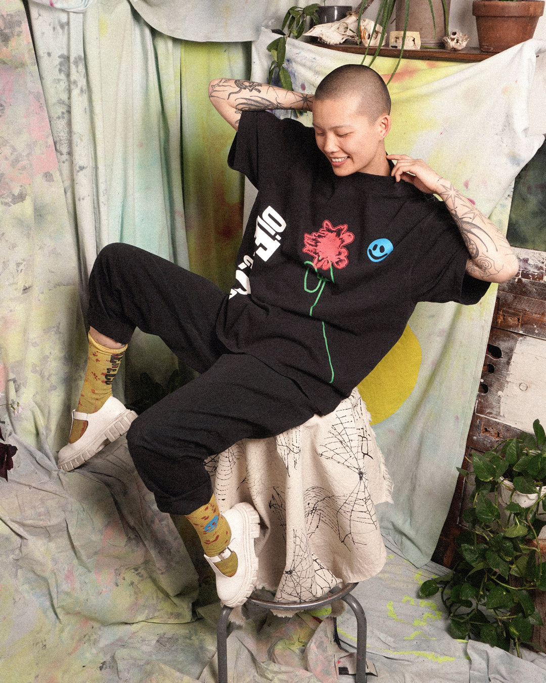 Smiley Mockneck Tee (DD.Co Kit)