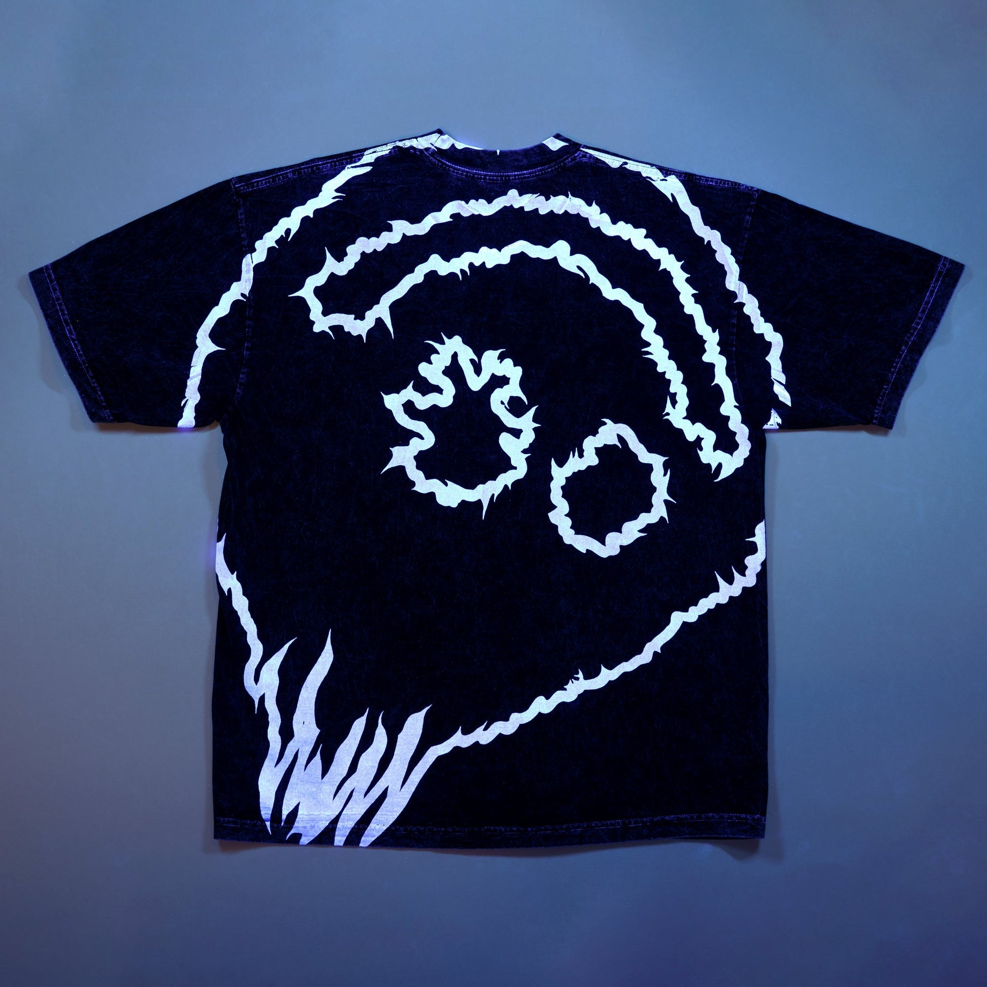 Cracked Smiley Tee [Carbon]