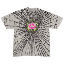 Cracked Smiley Tee [Limestone]