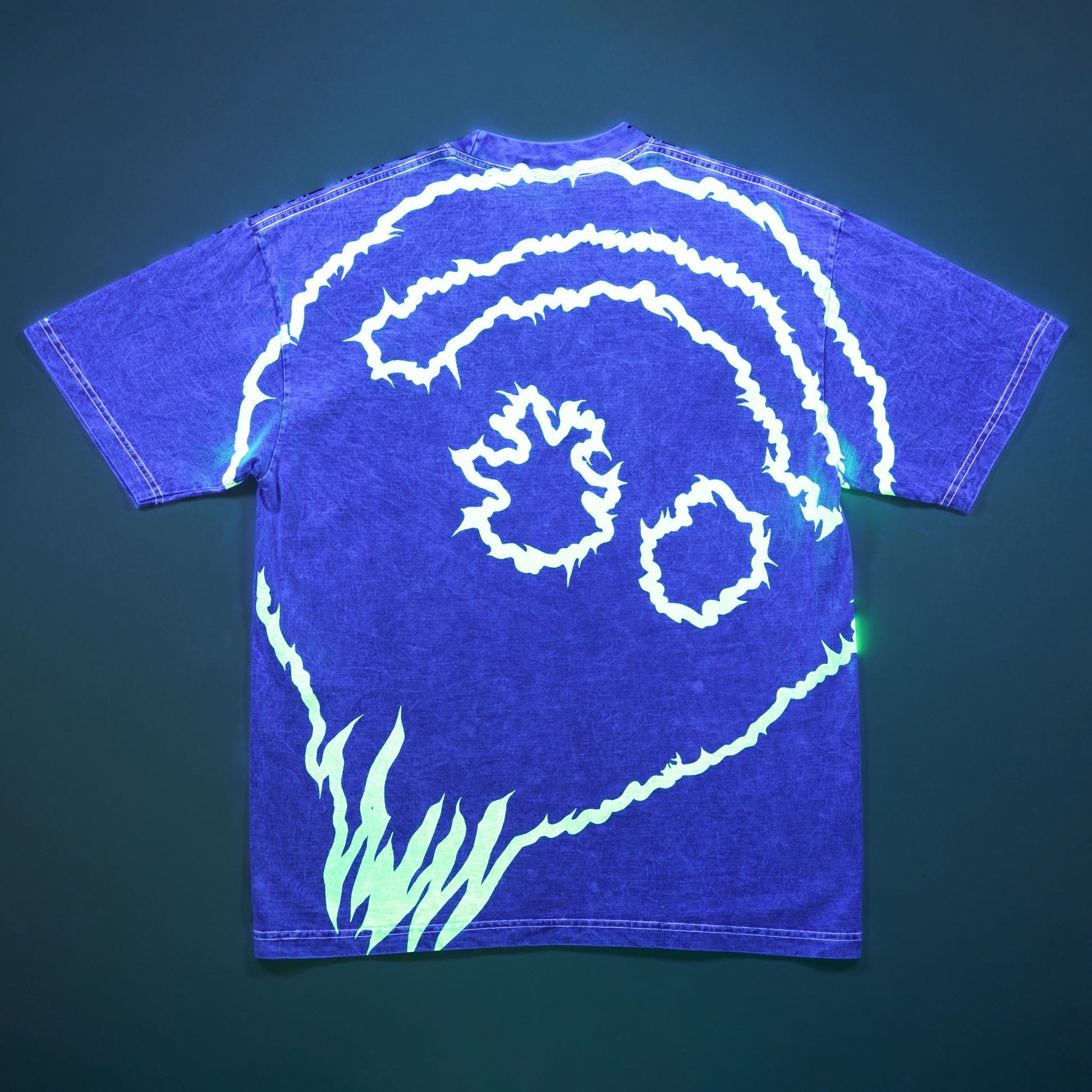 Cracked Smiley Tee [Limestone]