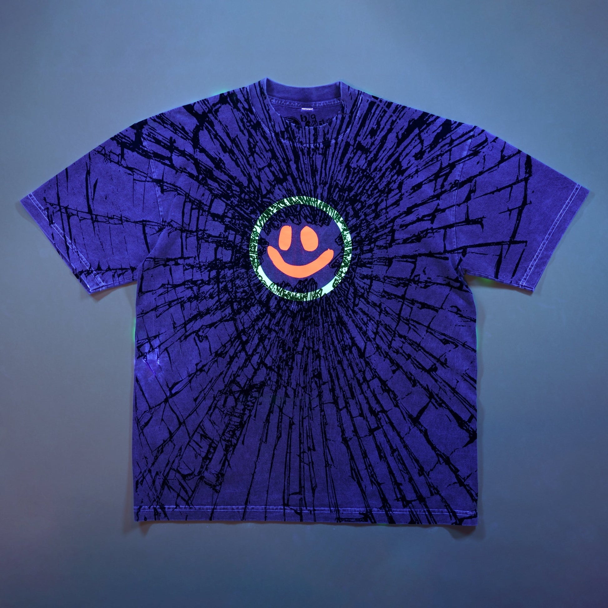 Cracked Smiley Tee [Matcha]