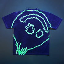 Cracked Smiley Tee [Matcha]