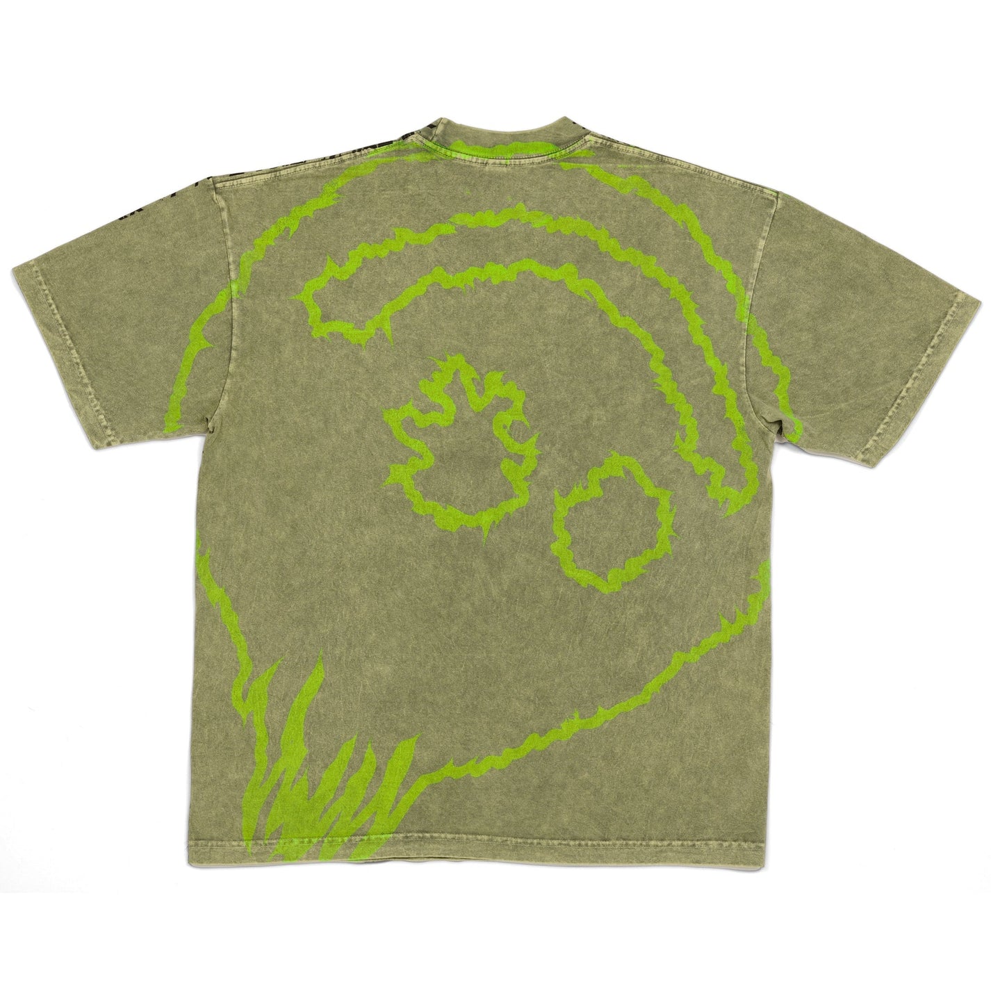 Cracked Smiley Tee [Matcha]