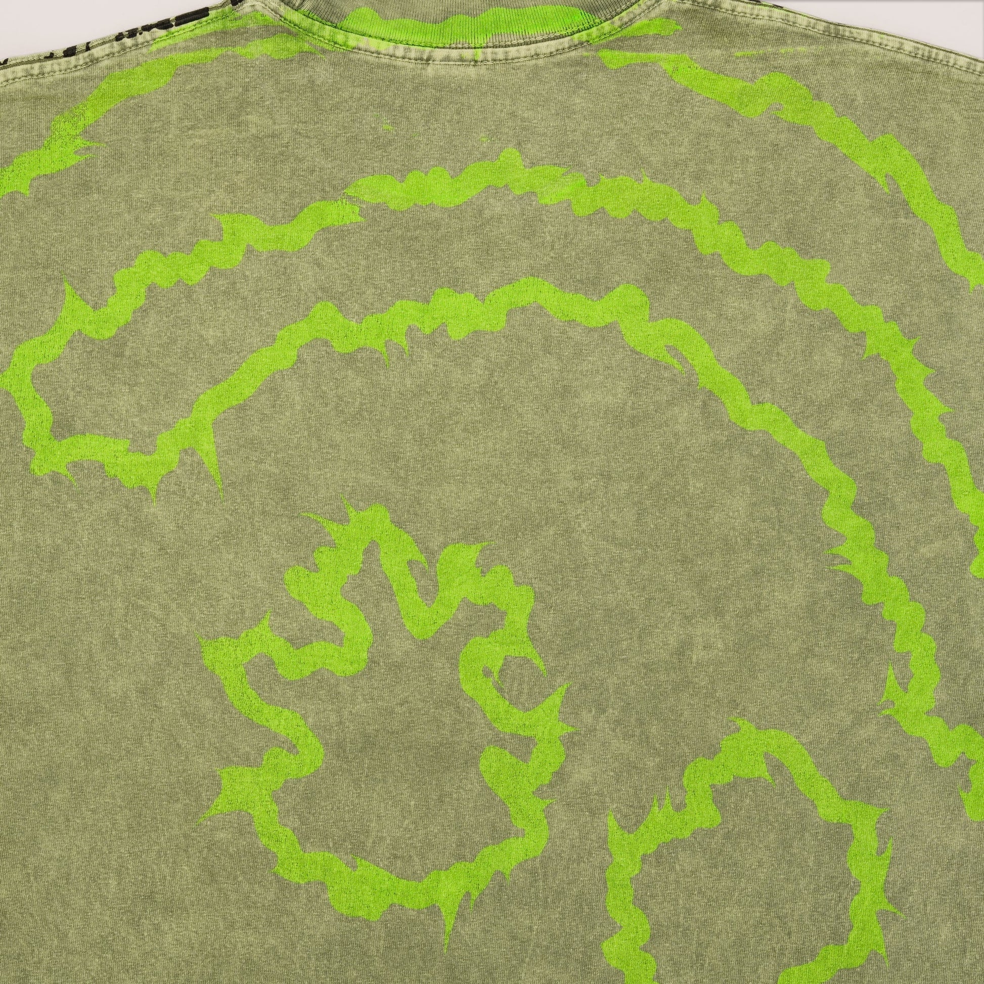 Cracked Smiley Tee [Matcha]