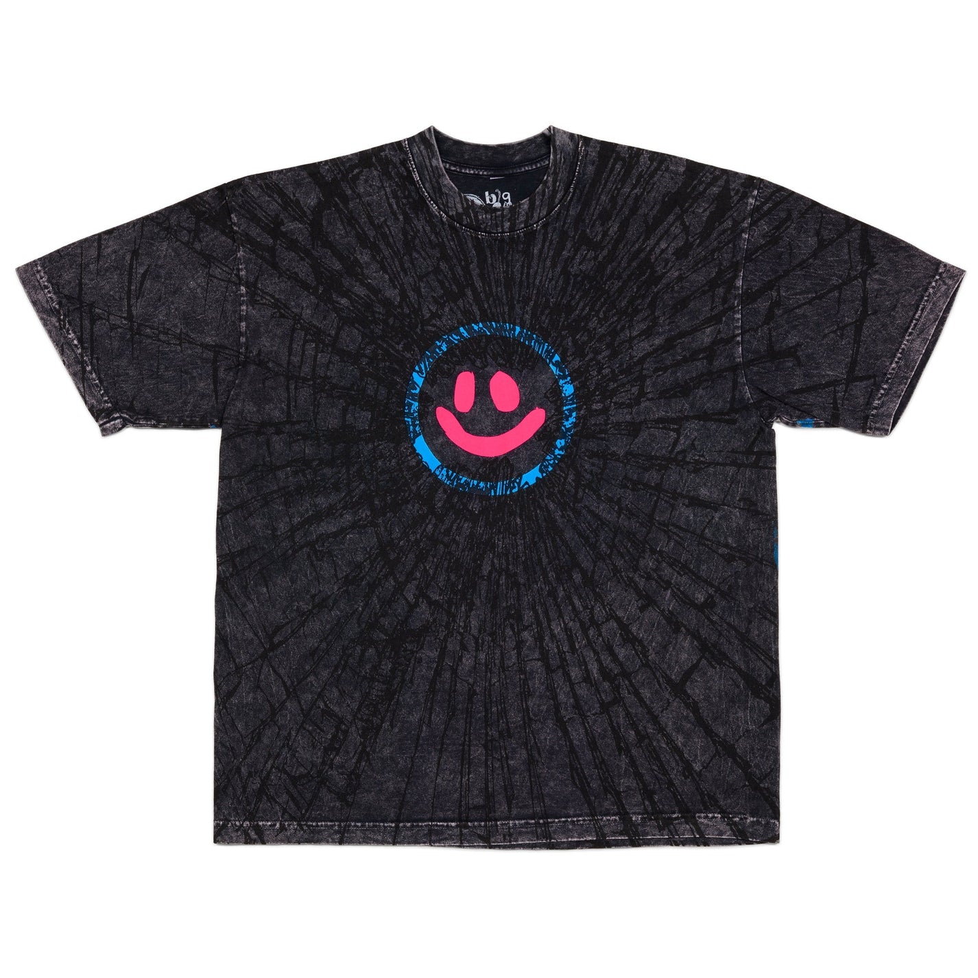 Cracked Smiley Tee [Carbon]