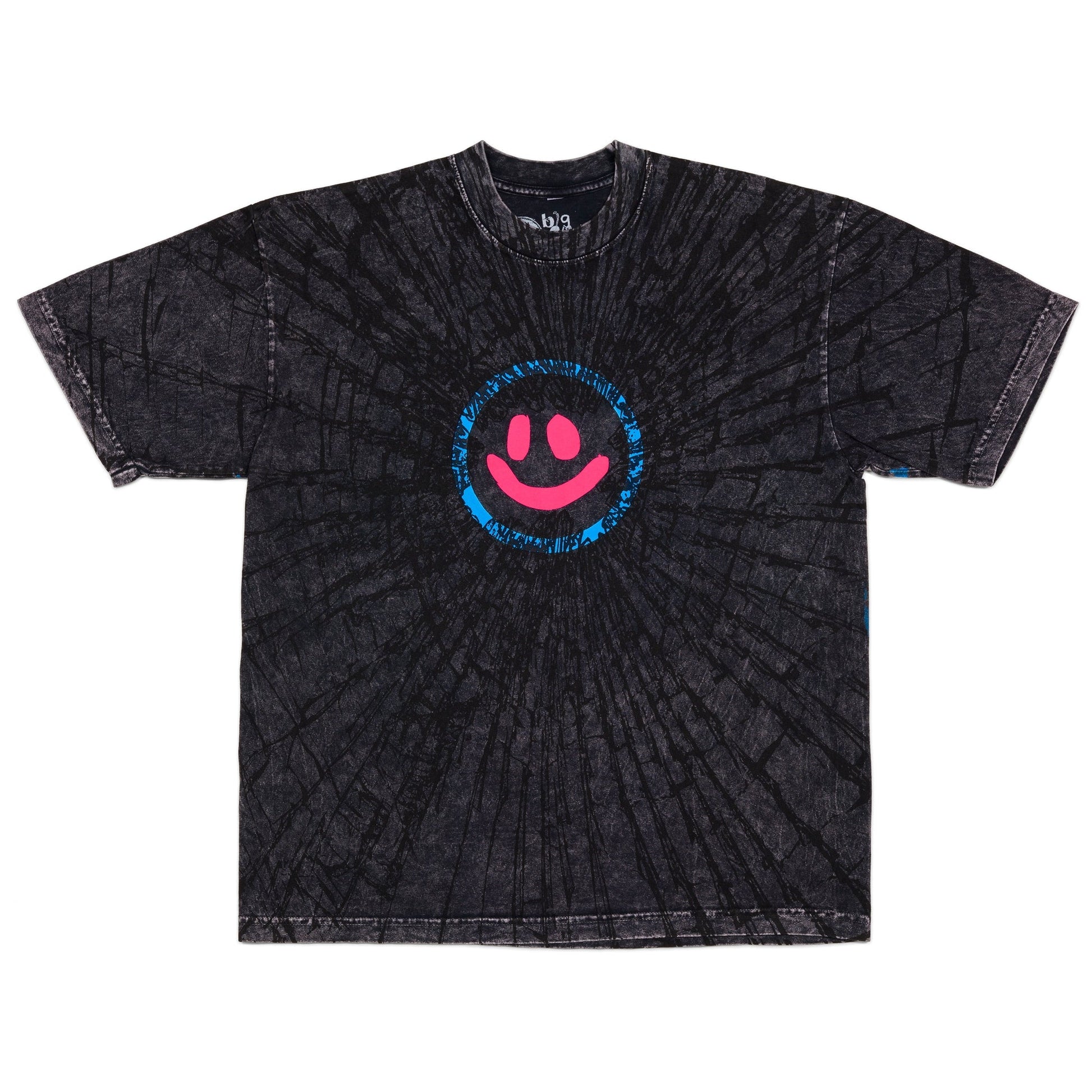 Cracked Smiley Tee [Carbon]