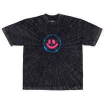 Cracked Smiley Tee [Carbon]