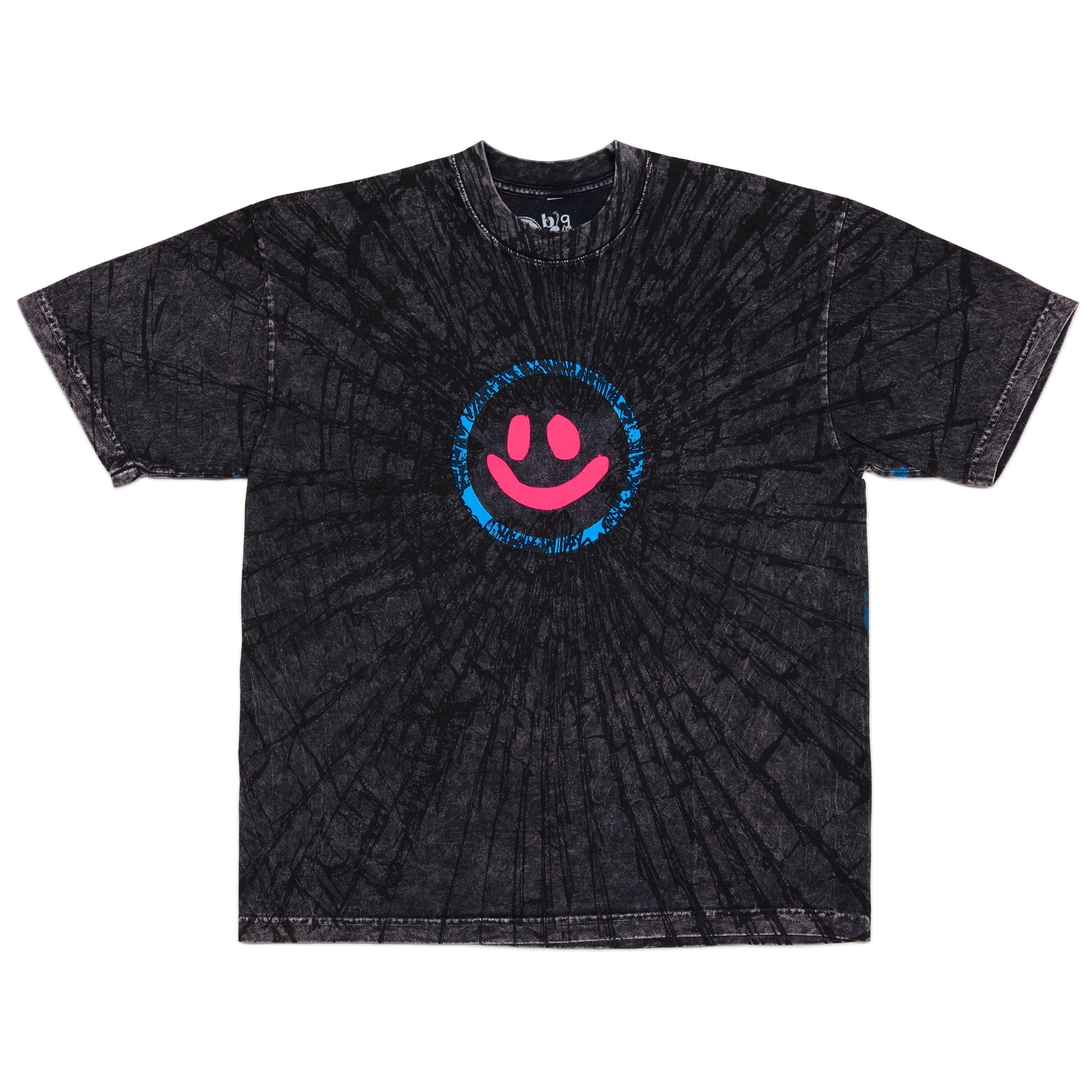 Cracked Smiley Tee [Carbon]