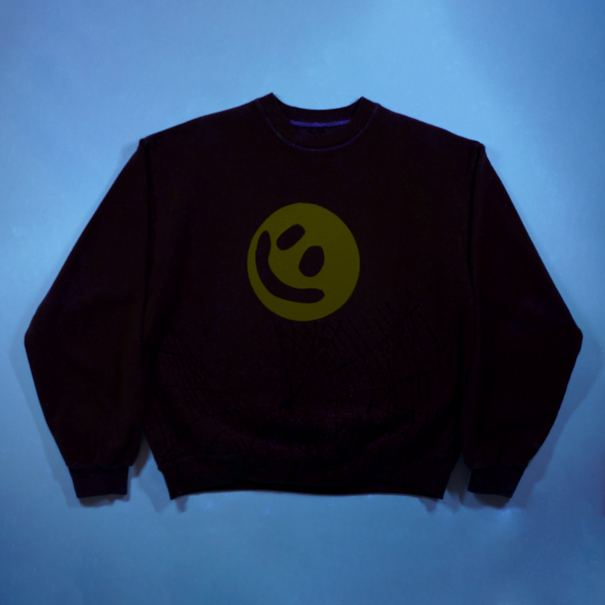 Big Smiley Crewneck [Army]