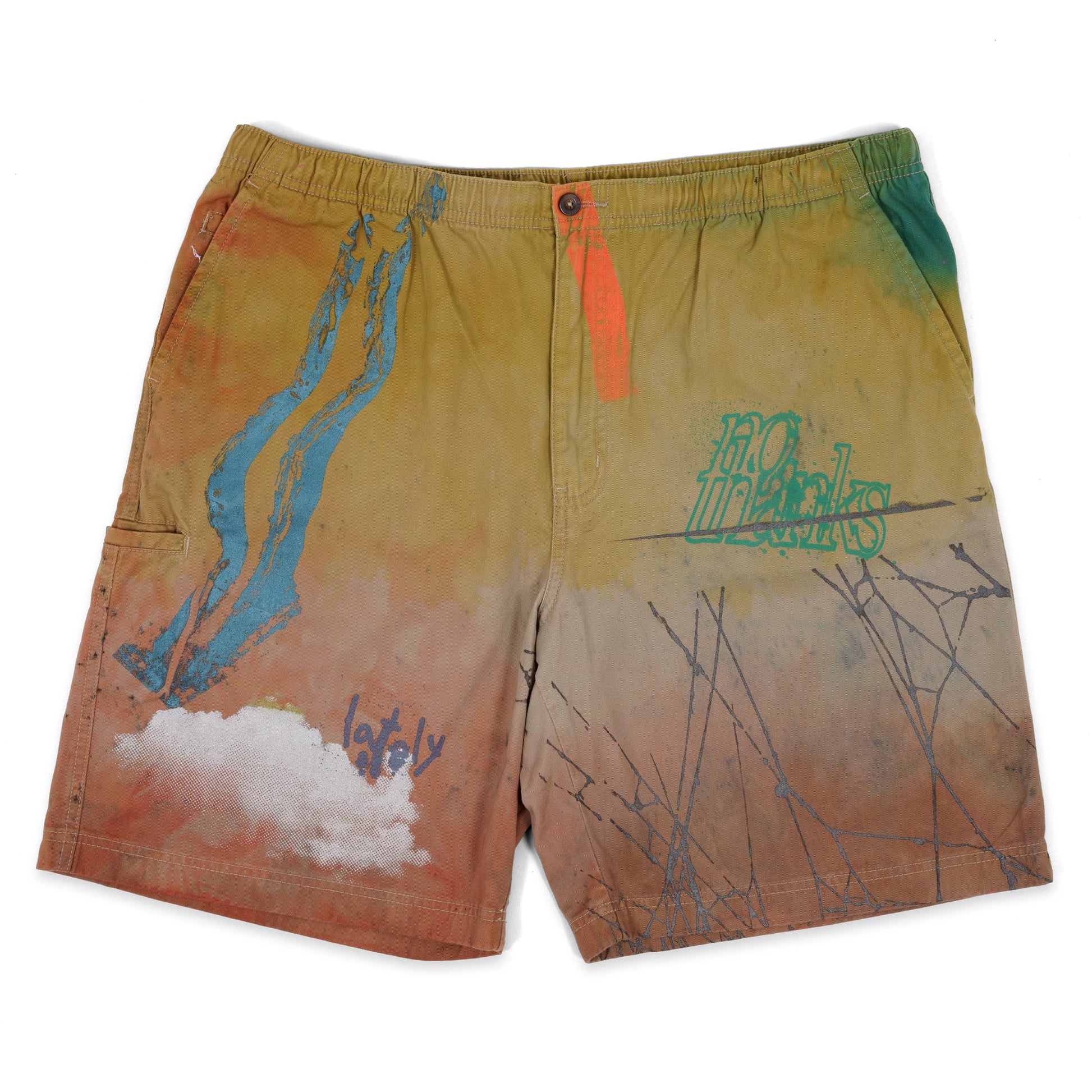 DD_cycle-020 &quot;No Thanks&quot; Drawstring Shorts [38W]