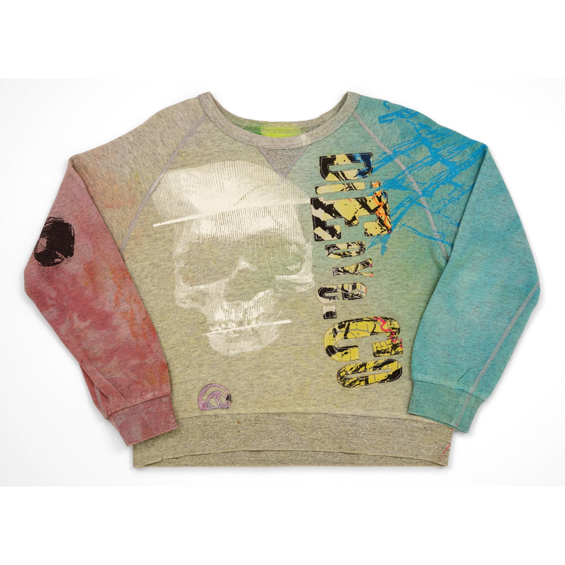 DD_cycle-056 &quot;Skull&quot; Crewneck Sweater [Medium]