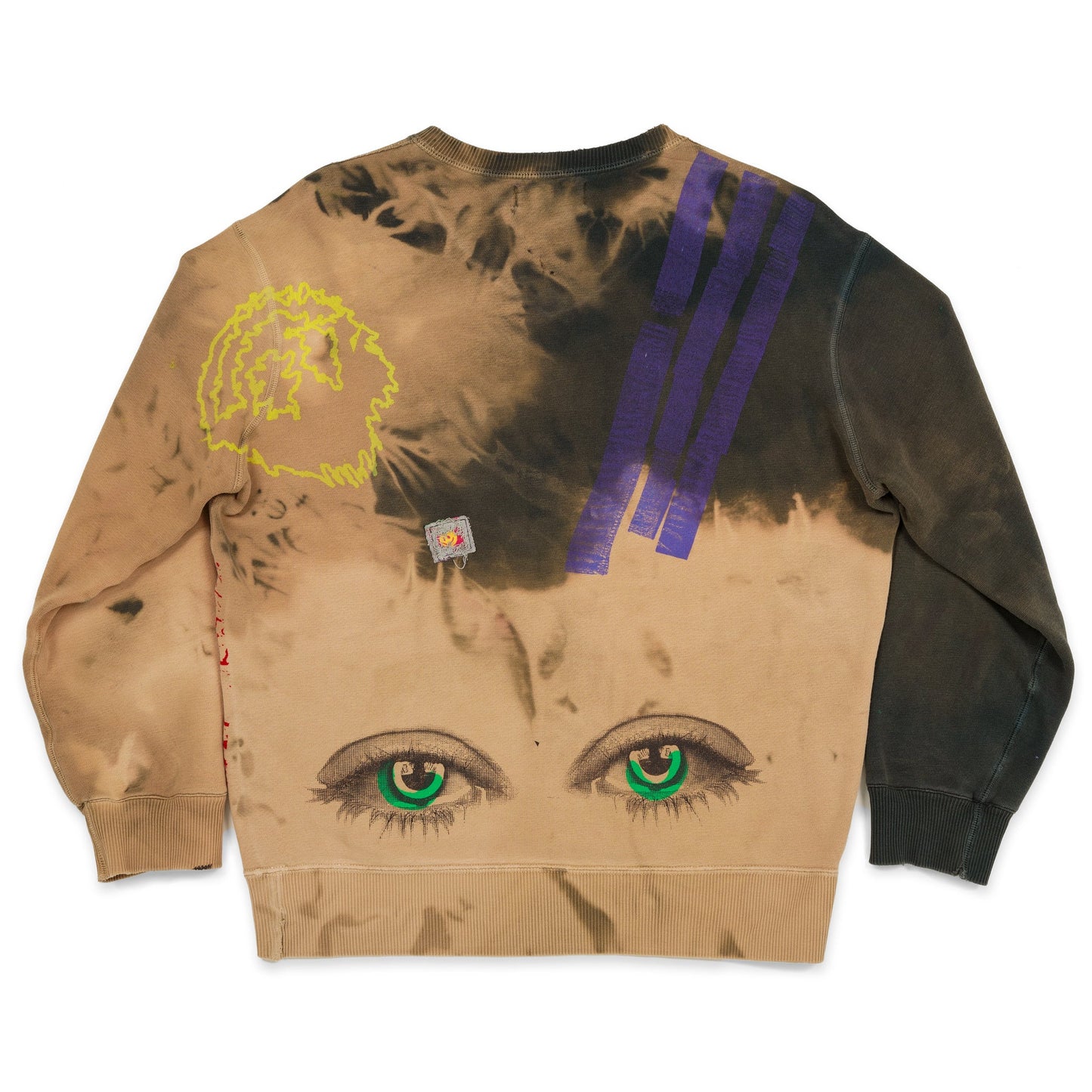 DD_cycle-057 'Eyes' V-neck Sweater [Medium]