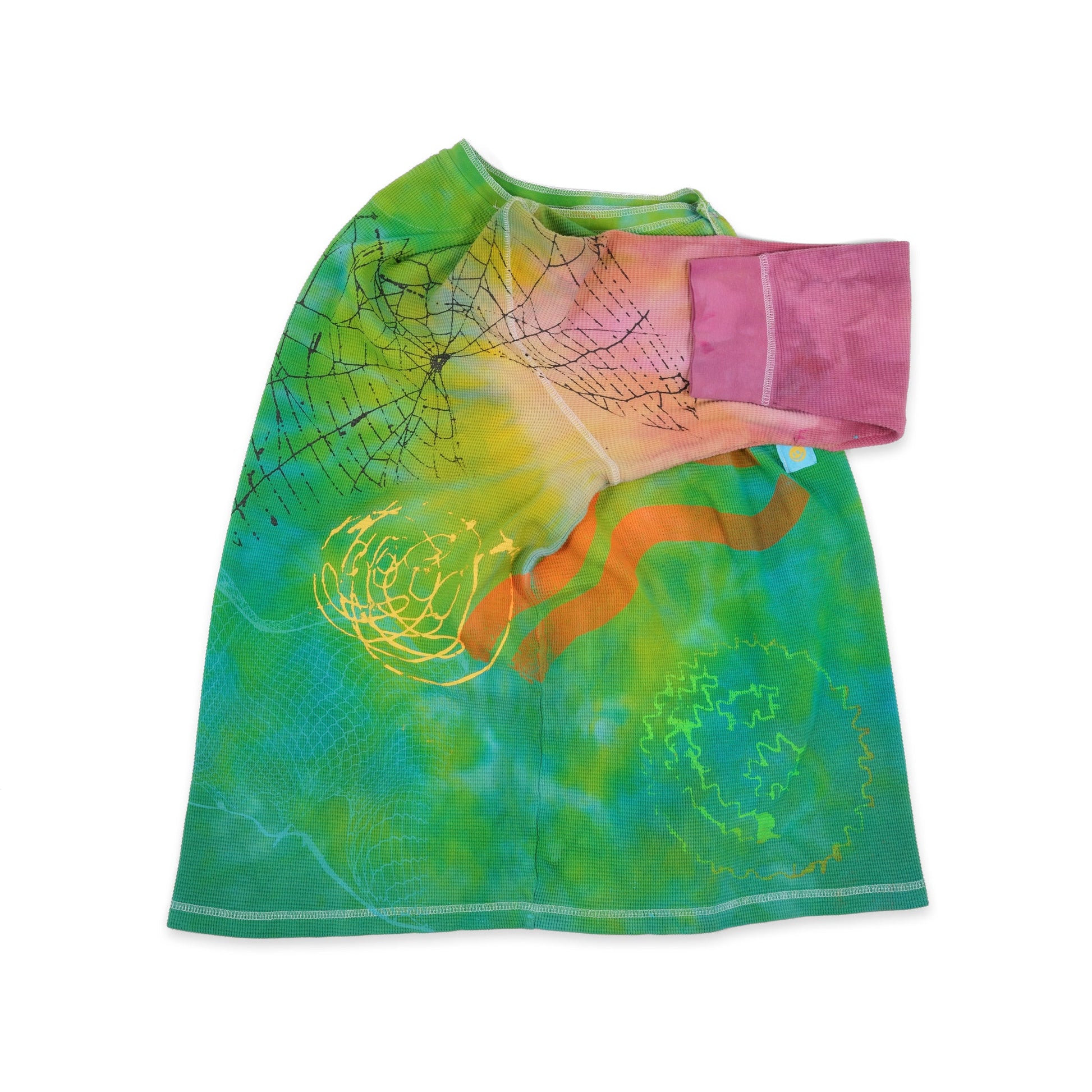 DD_cycle-007 &quot;Free Luck&quot; Waffle Henley [2XL]