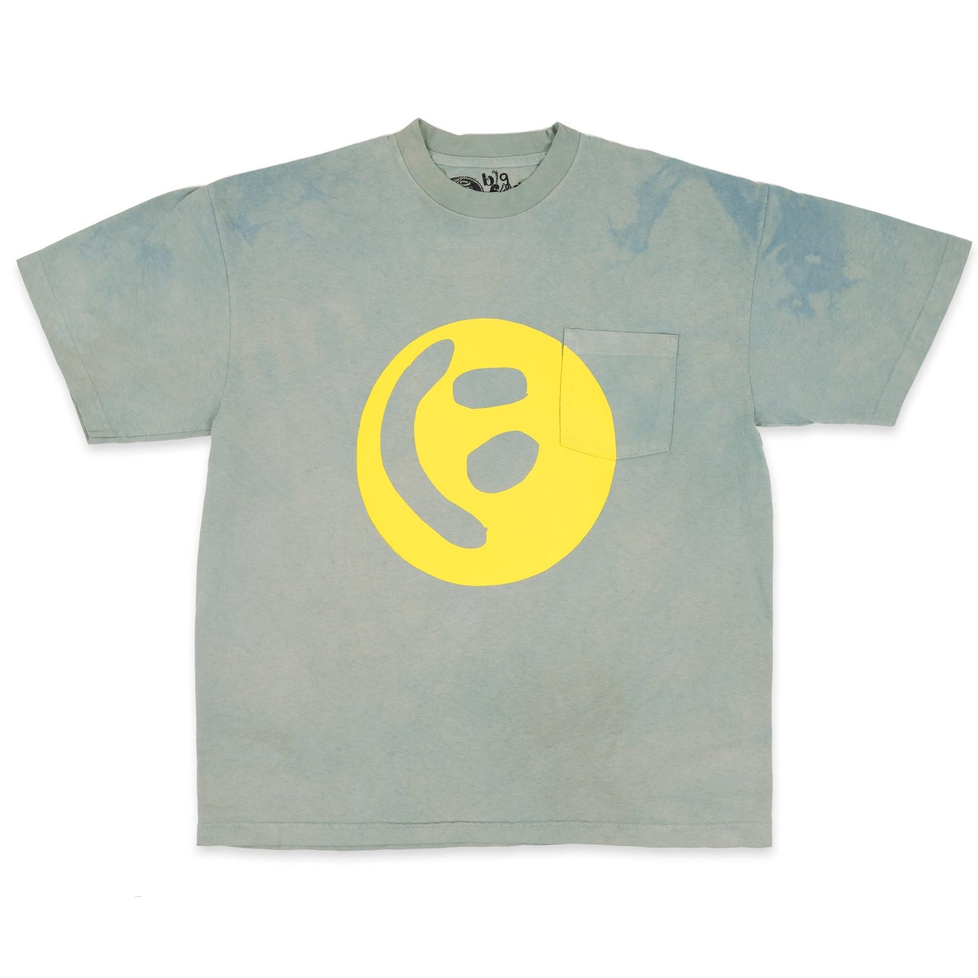 Big Smiley Pocket Tee [Sage]