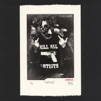 &quot;Hater&quot; Intaglio Print
