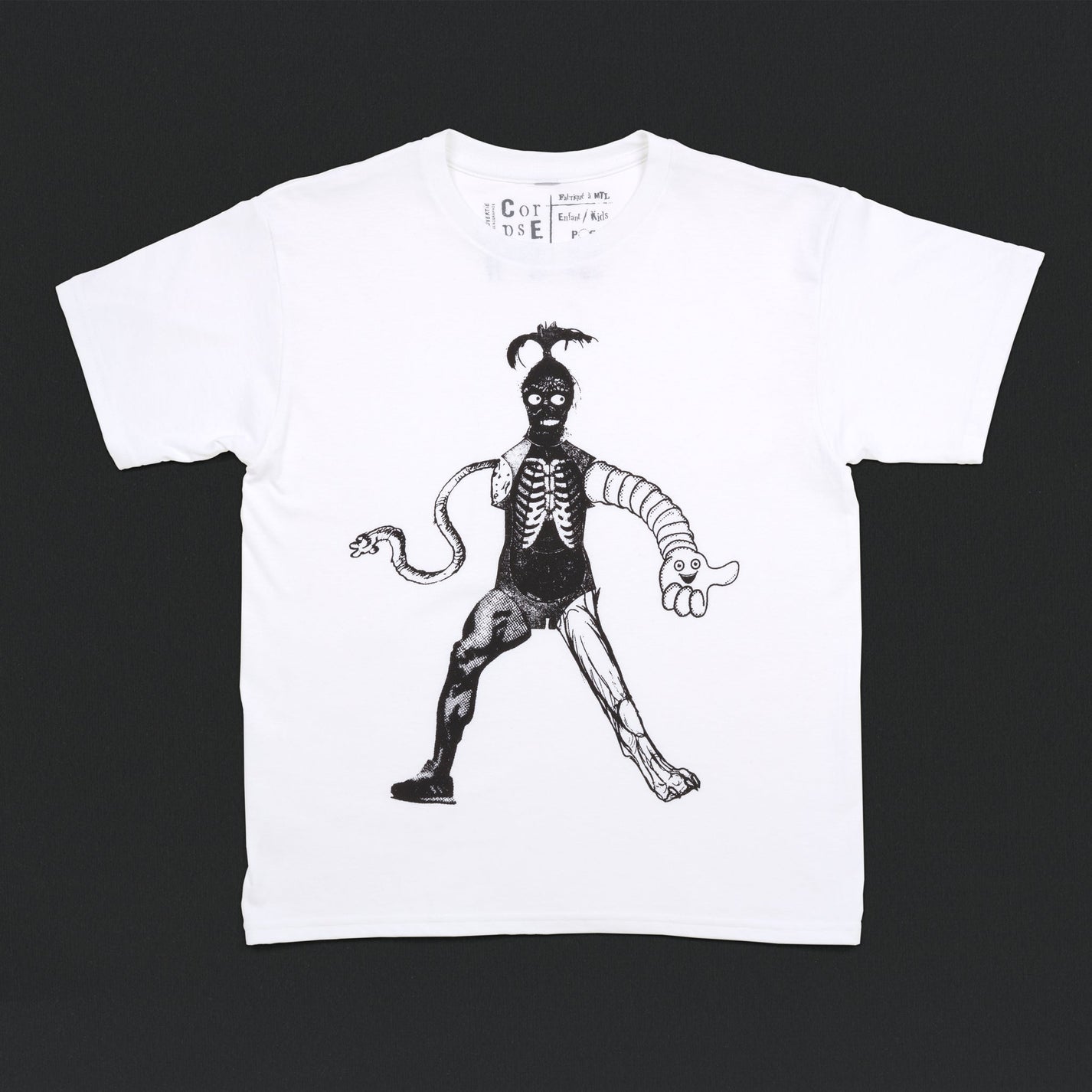 Shrunken Squiggle Baby Tee