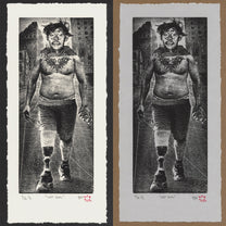 &quot;Lost Soul&quot; Woodblock Print