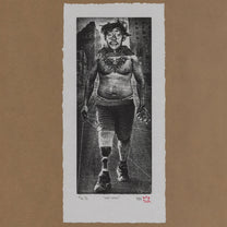 &quot;Lost Soul&quot; Woodblock Print