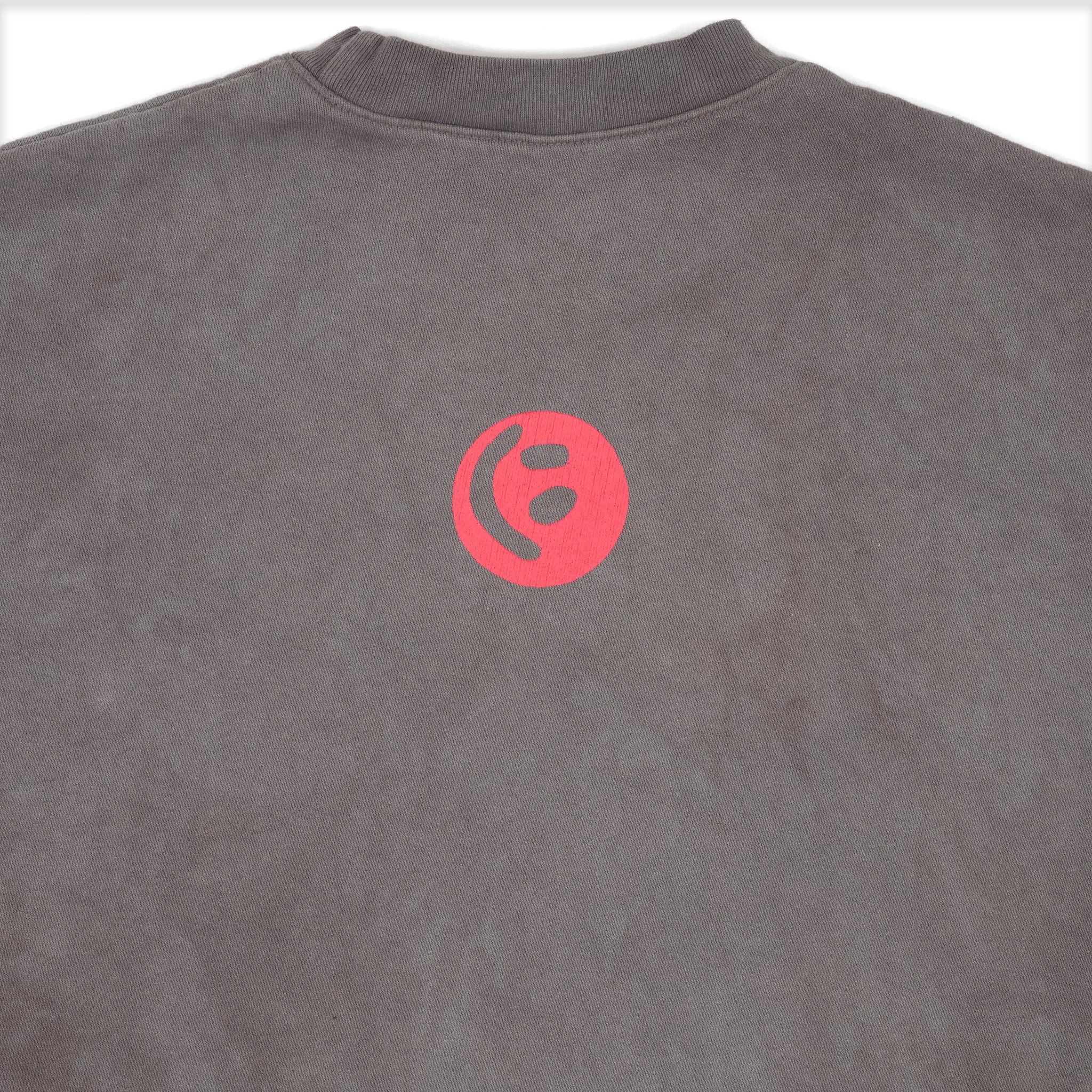 Big Smiley Crewneck Sweater [Mudstone]