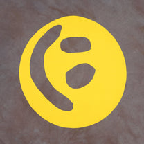 Big Smiley Crewneck Sweater [Mudstone]