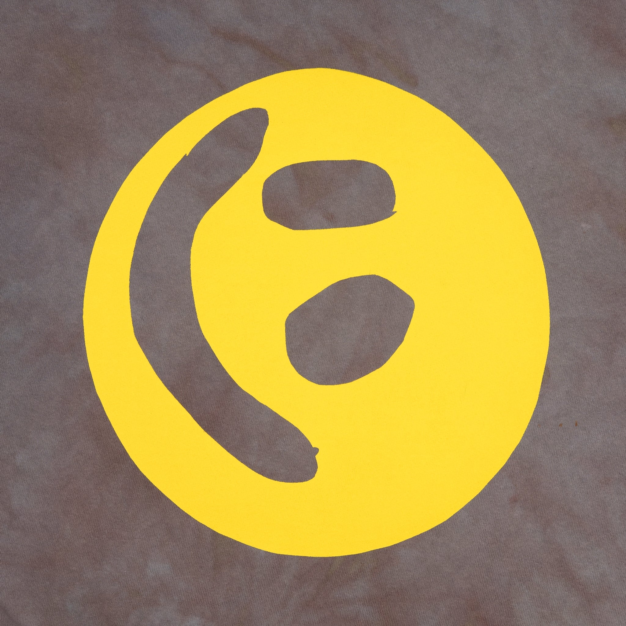 Big Smiley Crewneck Sweater [Mudstone]