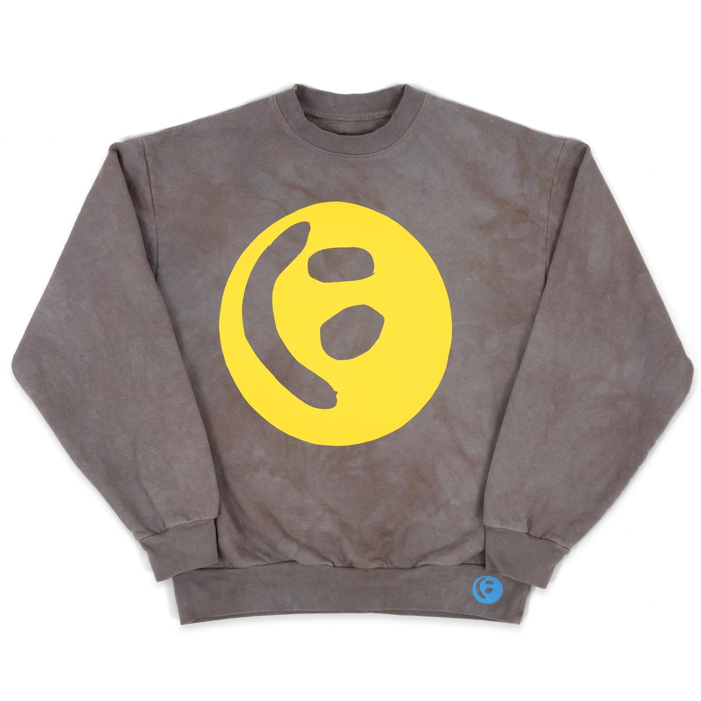 Big Smiley Crewneck Sweater [Mudstone]