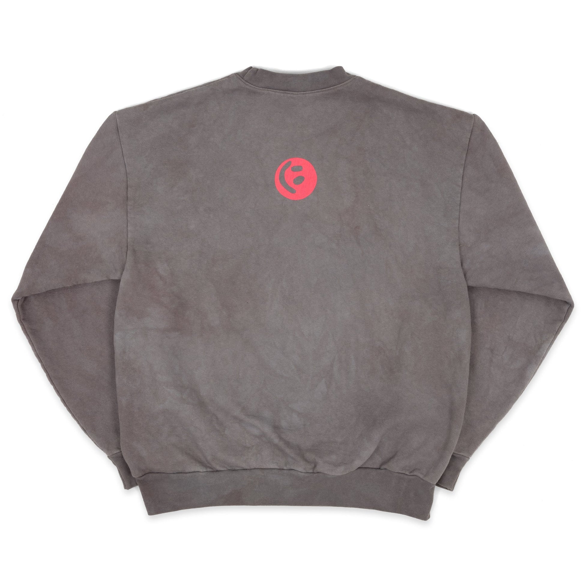 Big Smiley Crewneck Sweater [Mudstone]