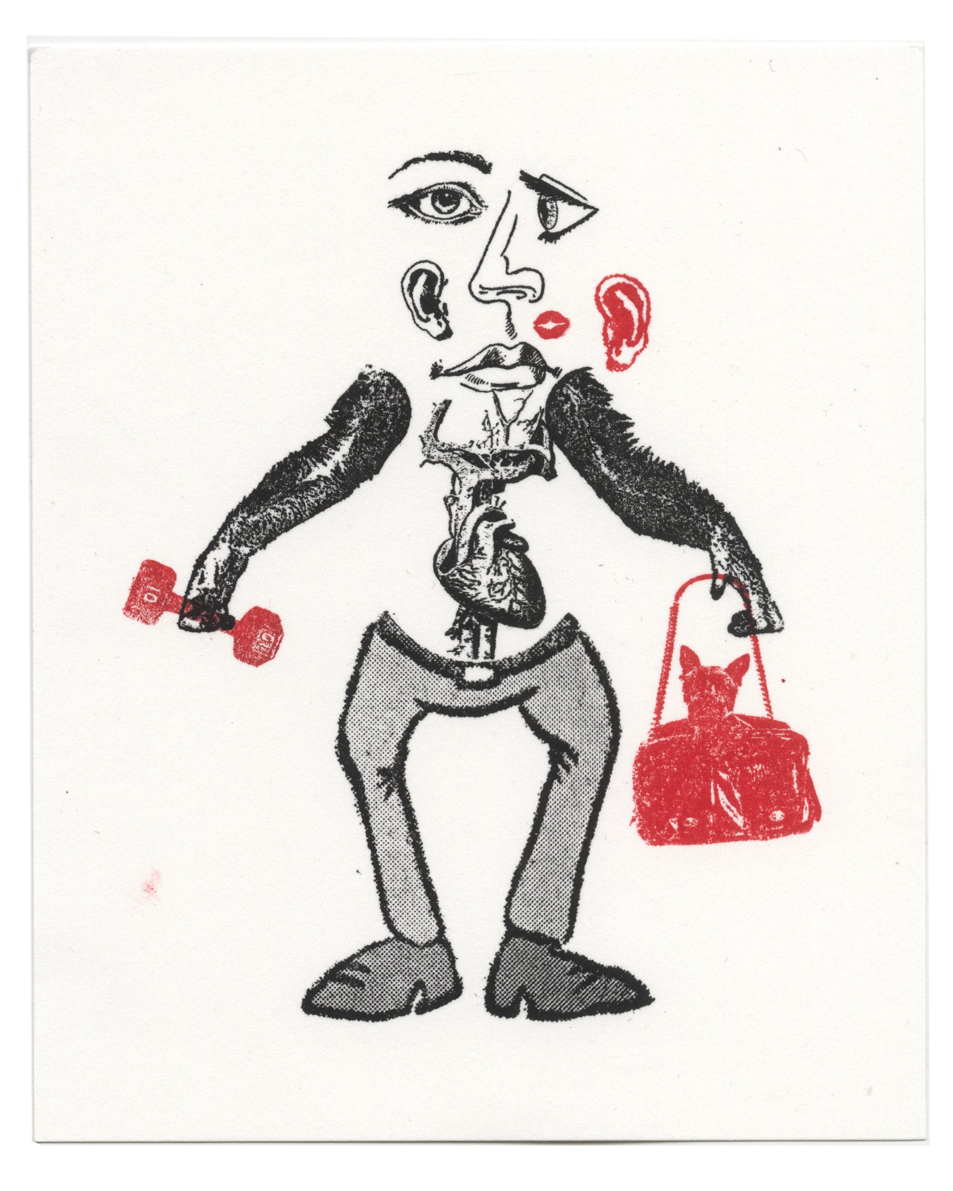 "Organ Monkey 2" Original CE Print