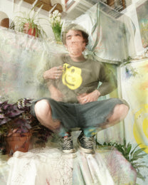 Big Smiley Crewneck [Army]