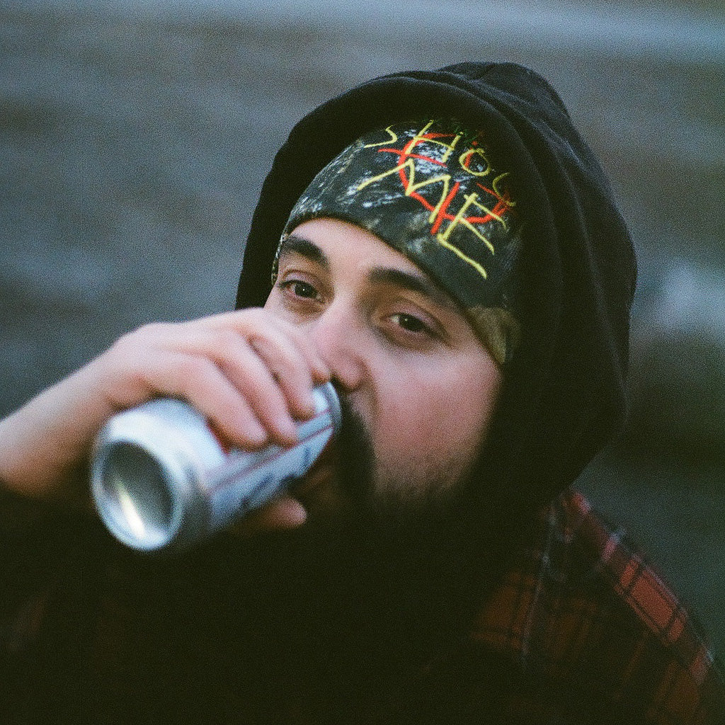 Shoot Me Skully Beanie [Camo]