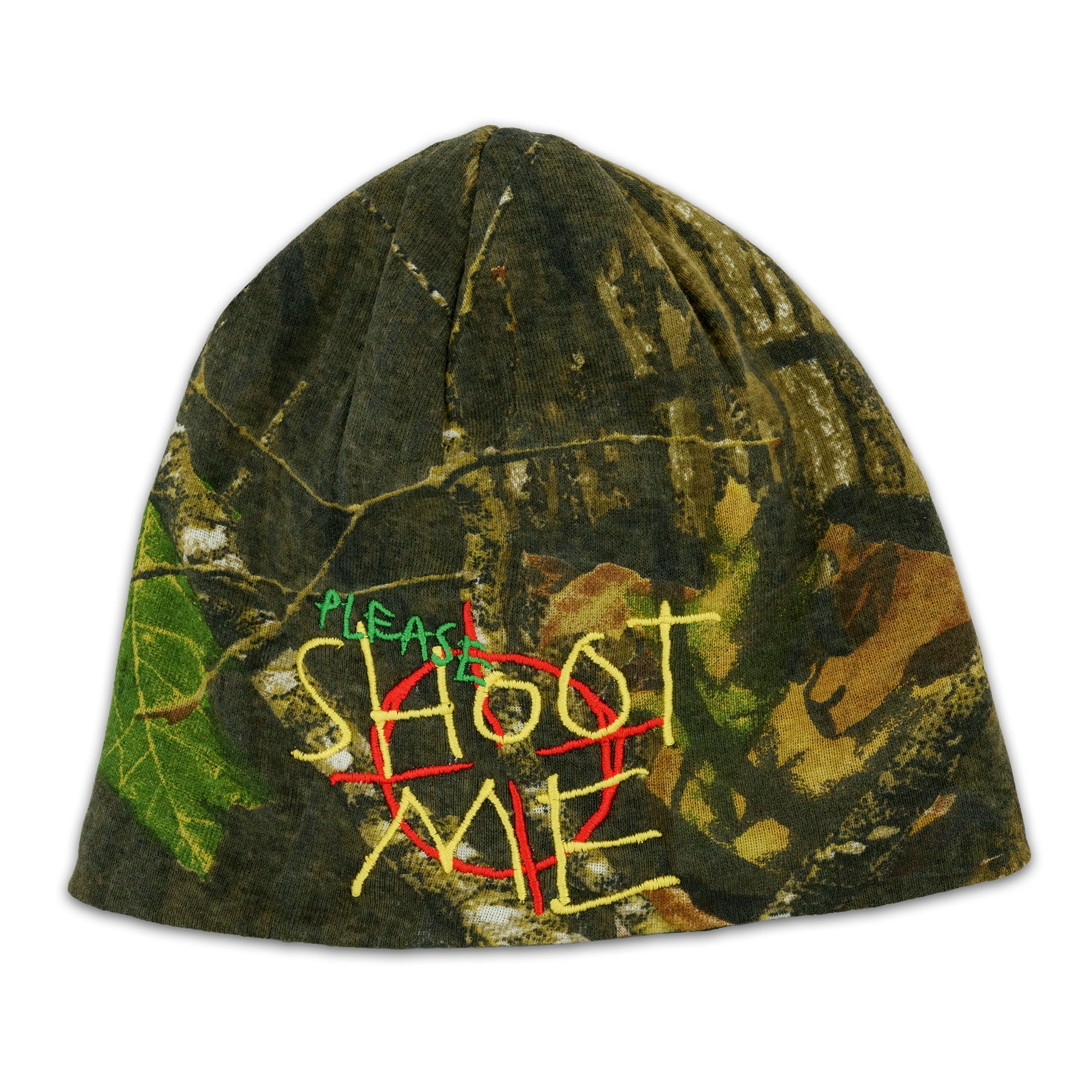 Shoot Me Skully Beanie [Camo]