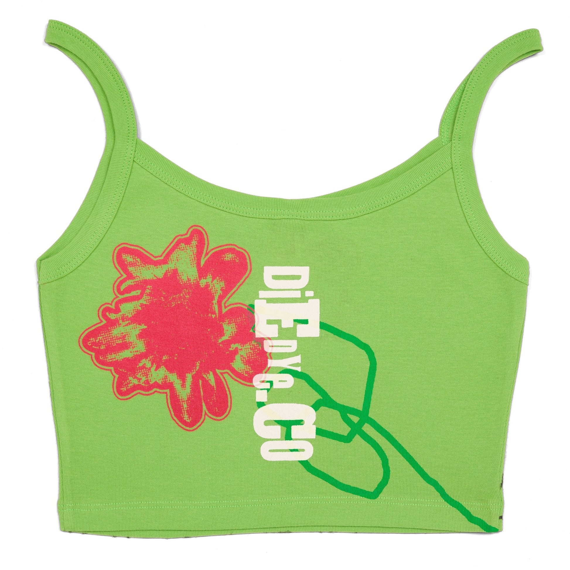 Flower Spaghetti Crop Tank