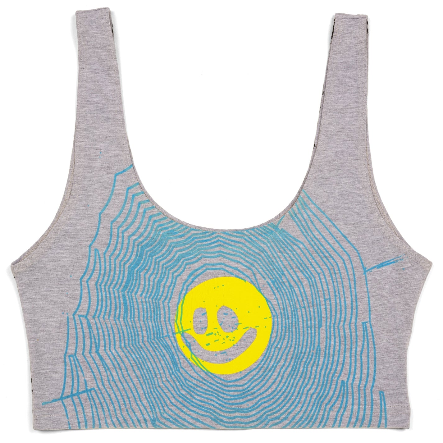 Cracked Spandex Crop Tank